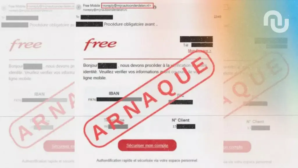 Oui, le mail Free Mobile « Procédure Obligatoire » est une arnaque, ne tombez pas dans le piège