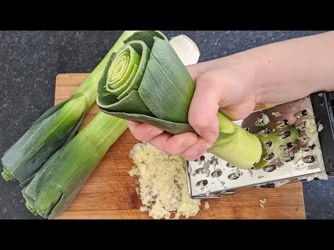 Poireaux râpés / RECETTE POUR REPAS RAPIDE
