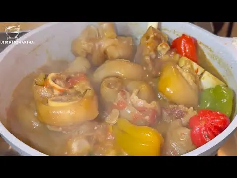 Recette du bouillon des pattes de bœuf