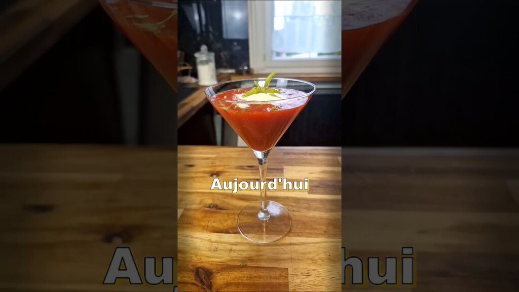Soupe de Fraise Express à la Verveine Citronnée 🍓🌿