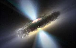 Un réservoir d’eau titanesque de 140 000 milliards de fois l’eau de la Terre… au cœur de l’univers !