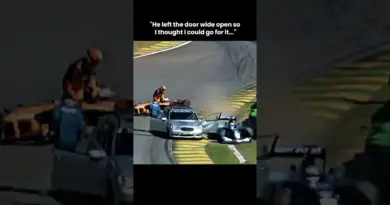 When the driver tried to overtake the safety car in a Formula 1 race