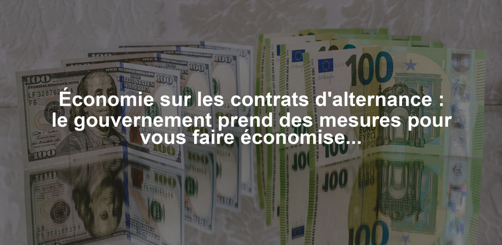 Économie sur les contrats d’alternance : le gouvernement prend des mesures pour vous faire économiser jusqu’à 1 000 euros