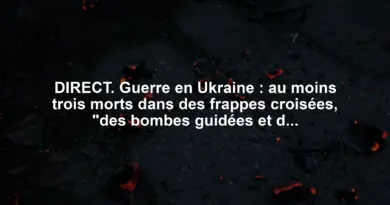 DIRECT. Guerre en Ukraine : au moins trois morts dans des frappes croisées, « des bombes guidées et drones-suicides » utilisés par les Russes à Kharkiv
