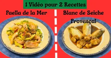 1 Vidéo pour 2 recettes, Paella de la mer, blanc de seiche provençale #paella #blancdeseiche #paella