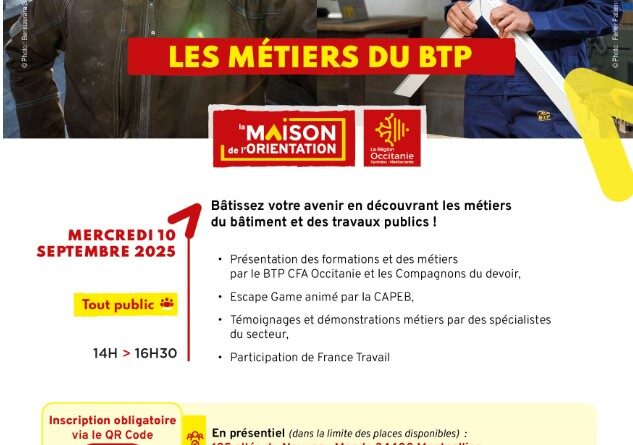 Les métiers du BTP
