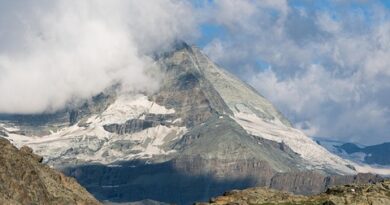 Switzerland, Alps, Matterhorn, lake, mountains, Swiss flag, Geneva