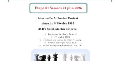 21 juin 2025 à Saint-Martin d'Hères - 6ème étape du circuit des parties rapides Jeunes