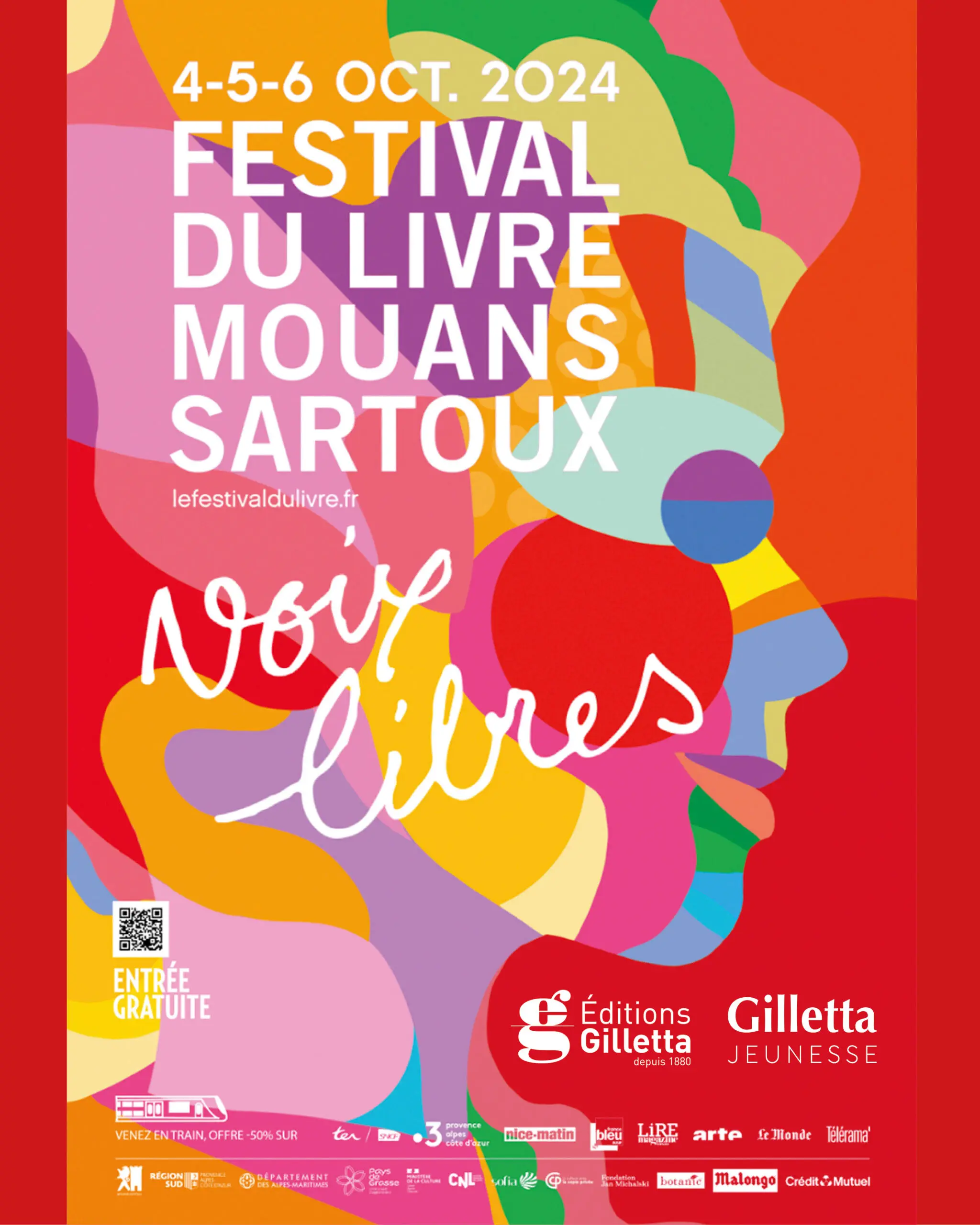 37e EDITION DU FESTIVAL DU LIVRE DE MOUANS-SARTOUX – Editions Gilletta