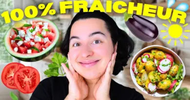 4 SALADES ULTRA FRAÎCHES POUR L’ÉTÉ ! FACILES & ORIGINALES (Vegan + Sans Gluten)