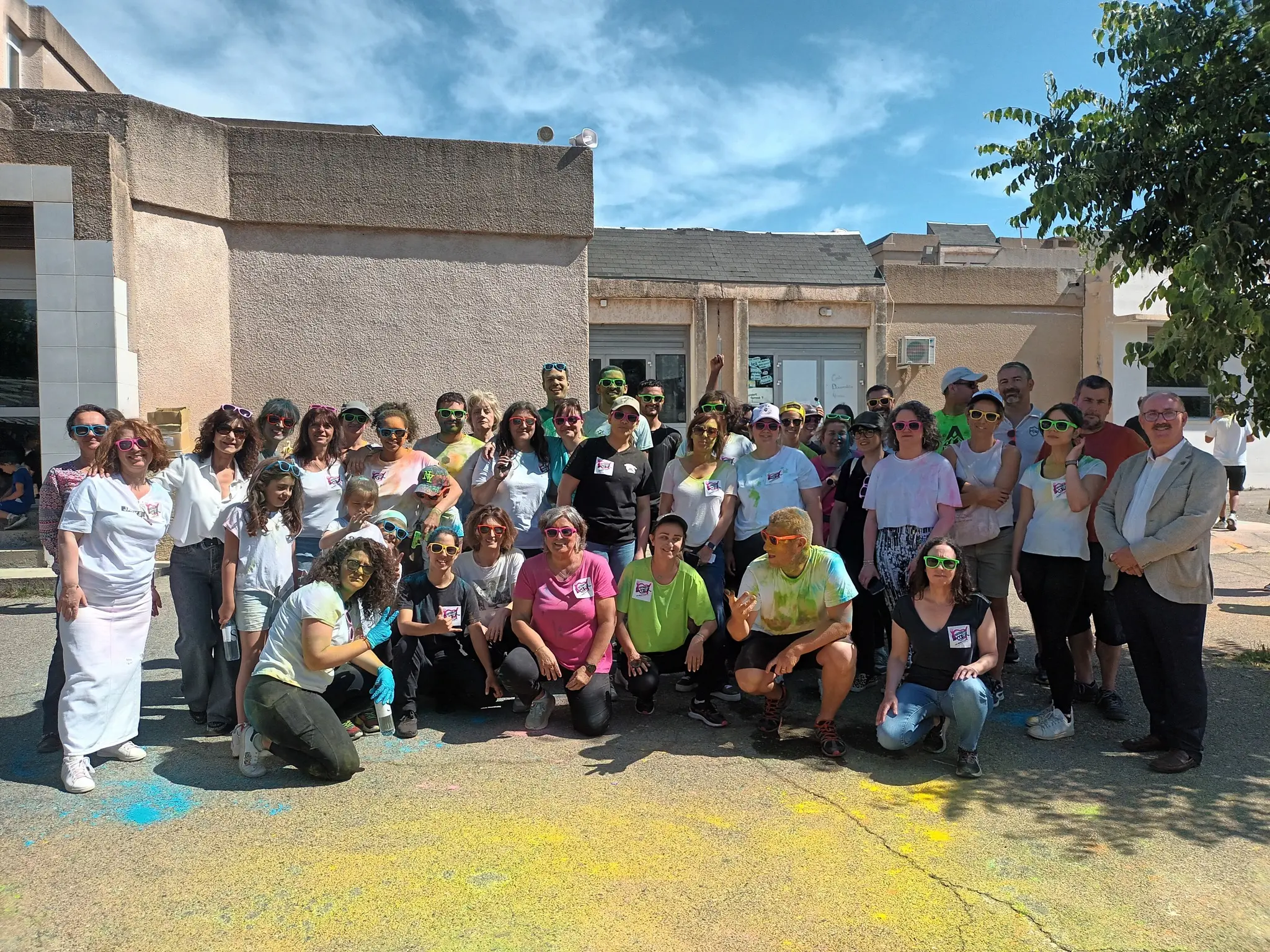 400 élèves du Collège de Lucciana ont participé à la "Color Run pour Les Restos du Coeur de Haute-Corse"