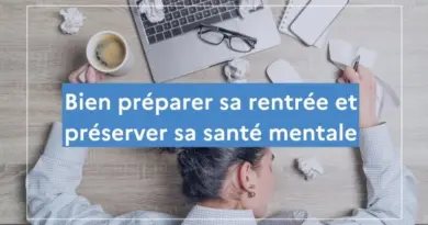 7 conseils pour bien préparer la rentrée et préserver sa santé mentale – Ministère du Travail, de la Santé, des Solidarités et des Familles