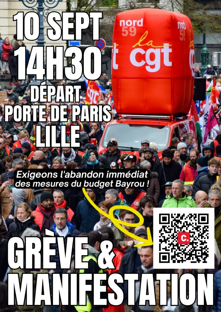A PARTIR DU 10 SEPTEMBRE IMPOSER UNE AUTRE REPARTITION DES RICHESSES - Union Départementale CGT 59