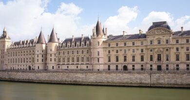 Île-de-France, Paris, Versailles, Eiffel Tower, monument, cityscape, park, Seine