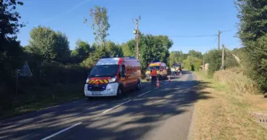 Accident spectaculaire à Courménil : trois blessés dont deux enfants, pronostic rassurant
