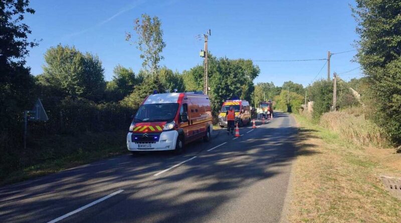 Accident spectaculaire à Courménil : trois blessés dont deux enfants, pronostic rassurant