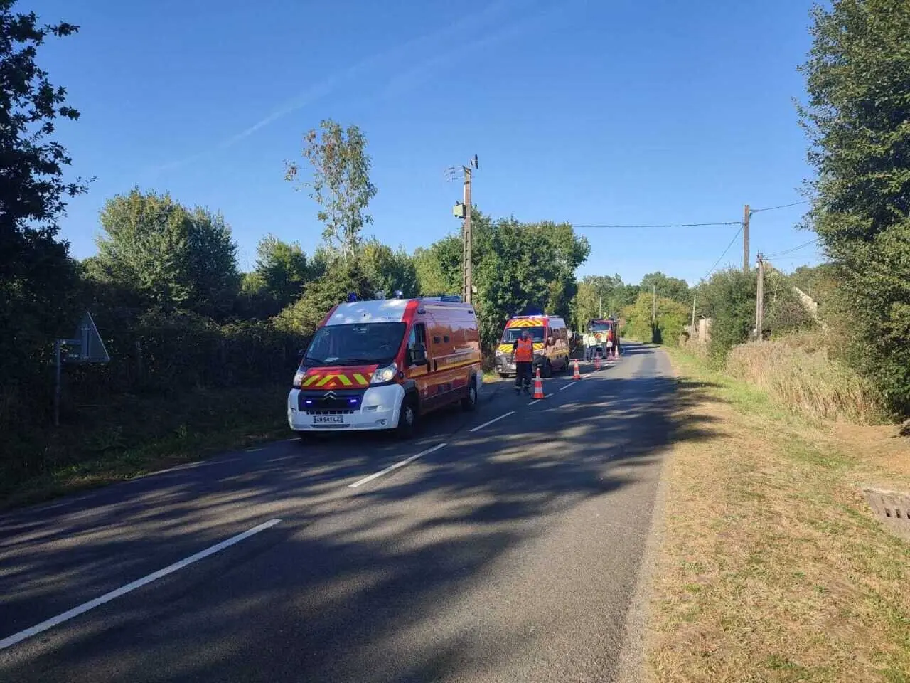 Accident spectaculaire à Courménil : trois blessés dont deux enfants, pronostic rassurant