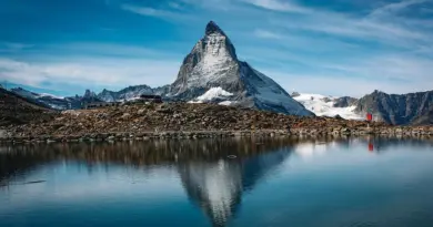 Switzerland, Alps, Matterhorn, lake, mountains, Swiss flag, Geneva