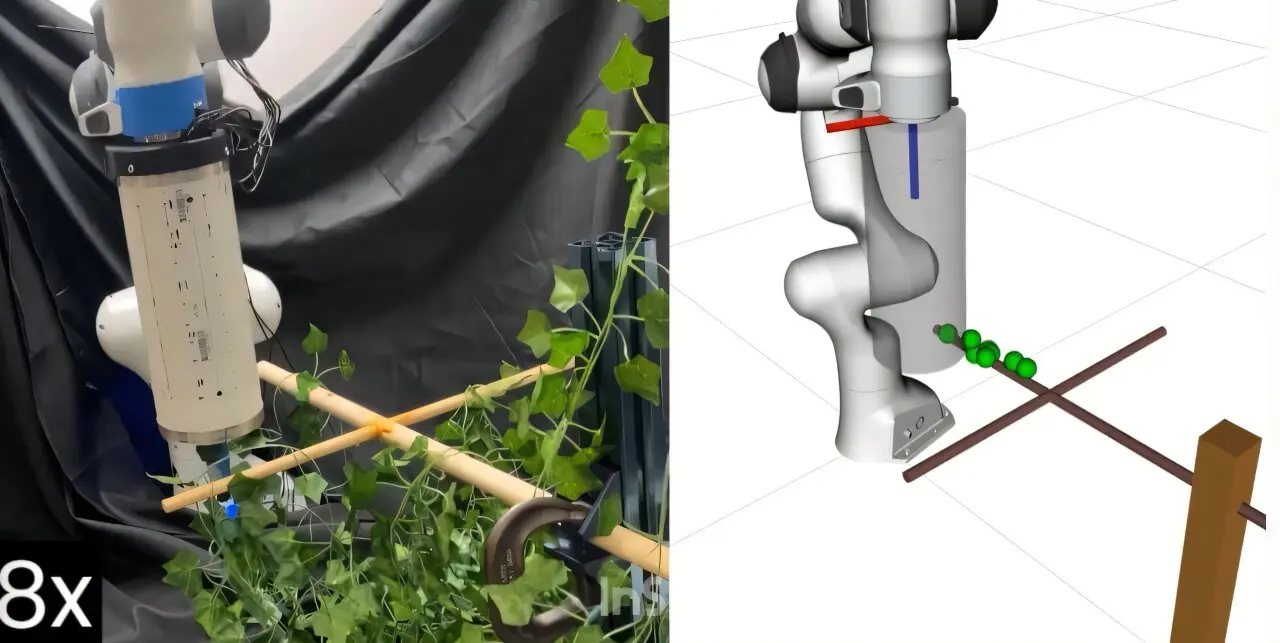 Agricultural sensor detects crops by their vibrations, offering an alternative approach for farm robots