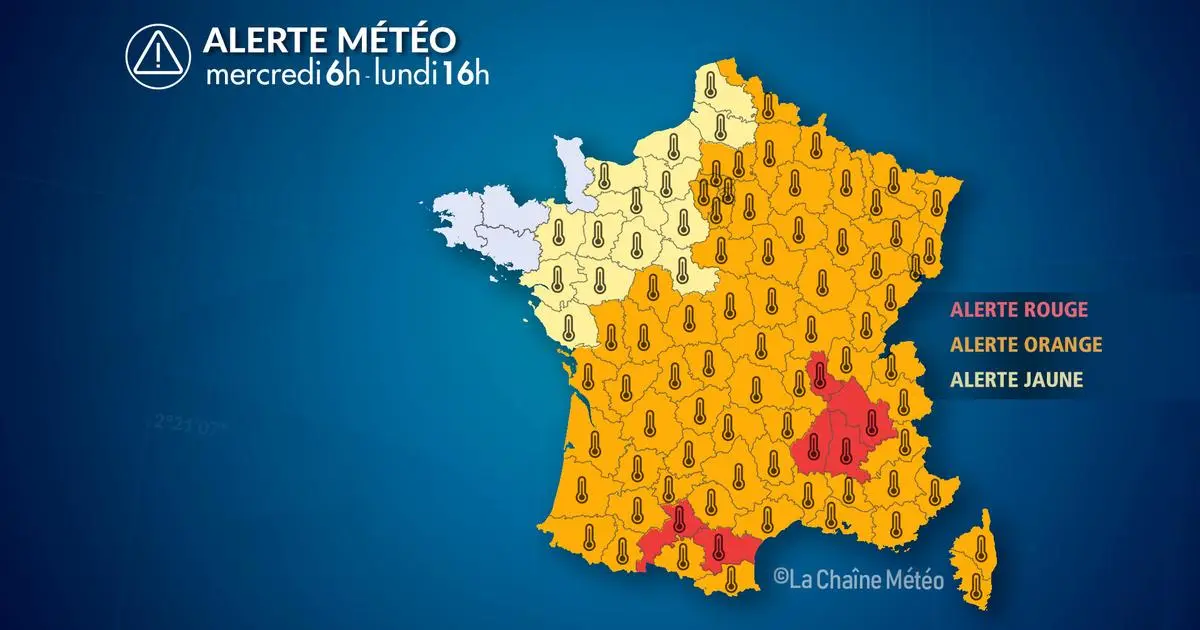 Alerte Météo : Canicule intense et durable - Actualités La Chaîne Météo