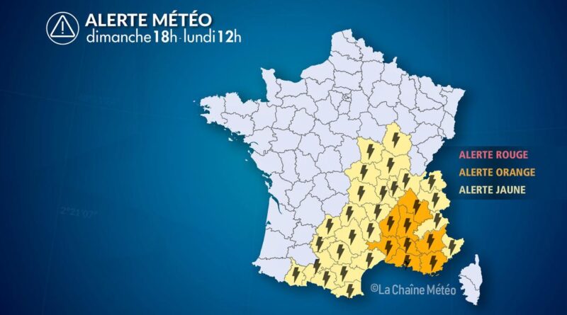 Alerte Météo : Intempéries du sud au centre du pays jusqu'à lundi - Actualités La Chaîne Météo