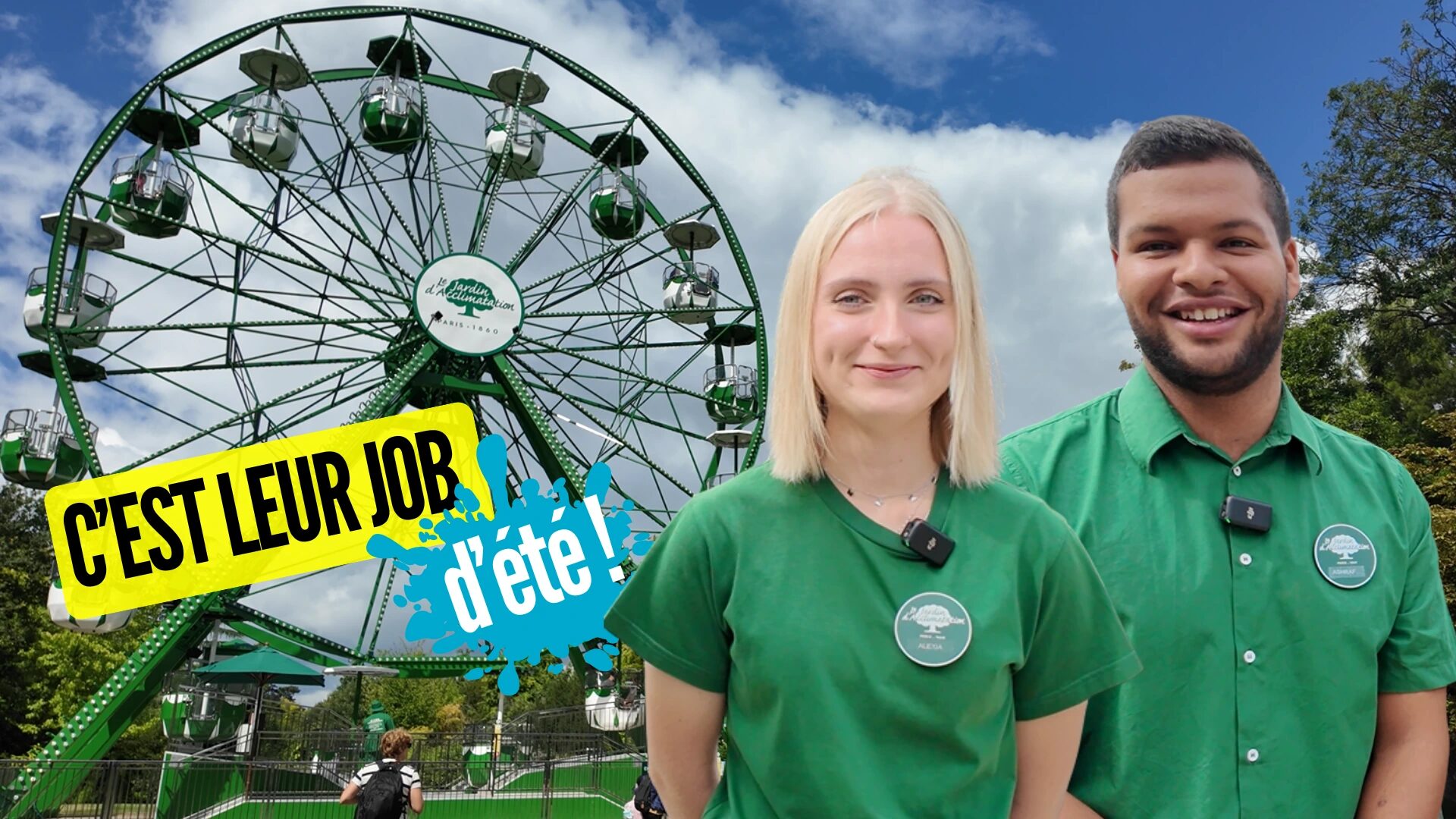 Alexia et Ashraf, opérateurs d'attractions