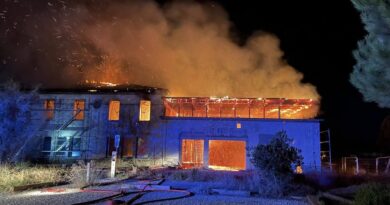 Au Grau-du-Roi, l’ancien sanatorium ravagé par les flammes, les pompiers sur place