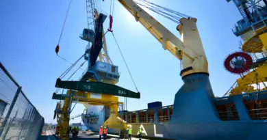 Au Havre, deux nouvelles grues sur rails pour l’activité croisière - Normandinamik
