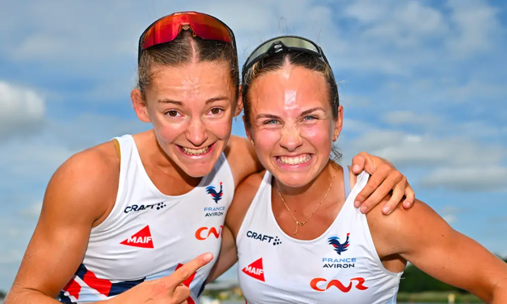 Aviron Rose Gallen et Justine Dias évitent le zéro pointé aux Mondiaux U23