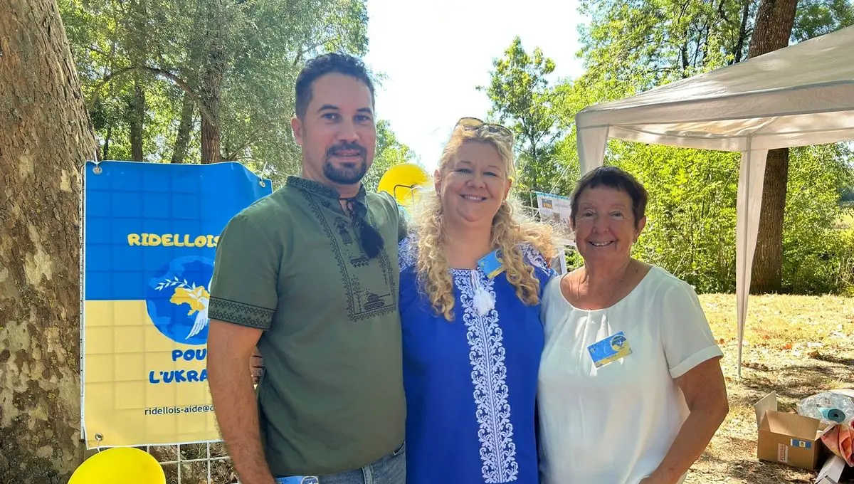 Azay-le-Rideau : un pique-nique pour célébrer la fête nationale ukrainienne avec les familles réfugiées en Touraine - ici