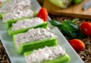 barquettes de concombre au thon