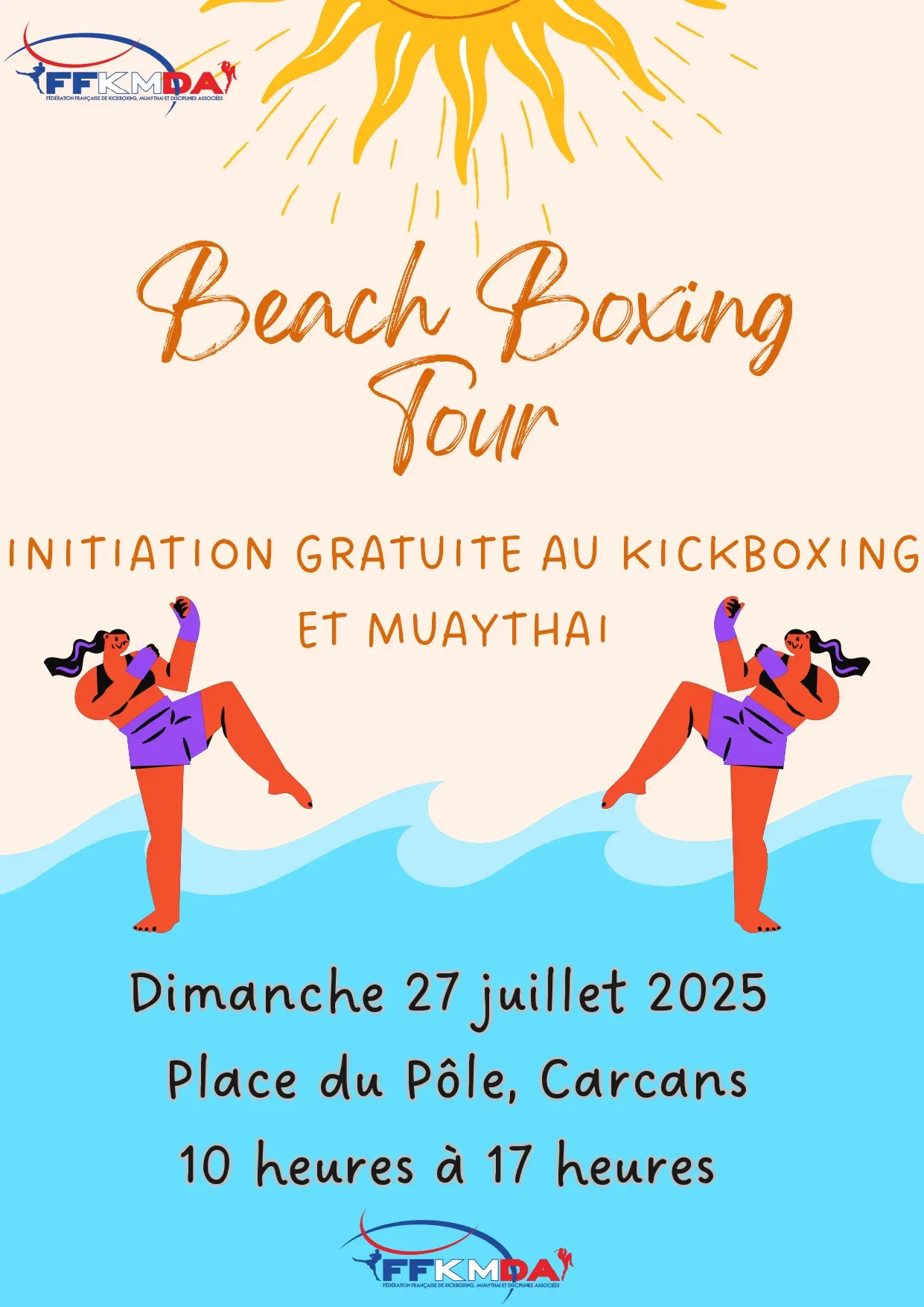 Beach Boxing Tour - FFKMDA