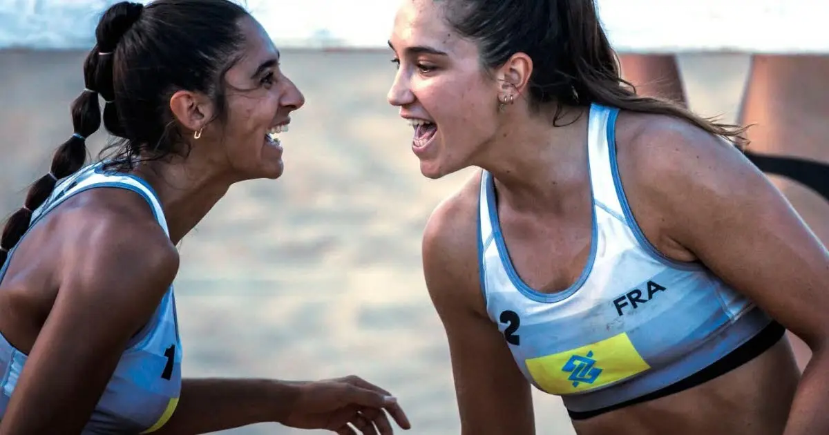 Beach-volley. La Lyonnaise Aline Chamereau vice-championne d’Europe avec sa partenaire Clémence Vieira