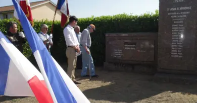 Belleville-en-Beaujolais. Mémoire aux résistants exécutés le 10 août 1944