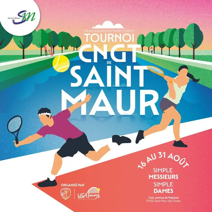 🎾🎾🎾🎾 Ça en fait des balles jaunes, au Parc de Saint-Maur !