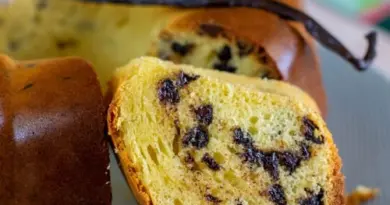 Cake vanille et pépites de chocolat
