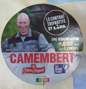 Camembert tripartite 250g
