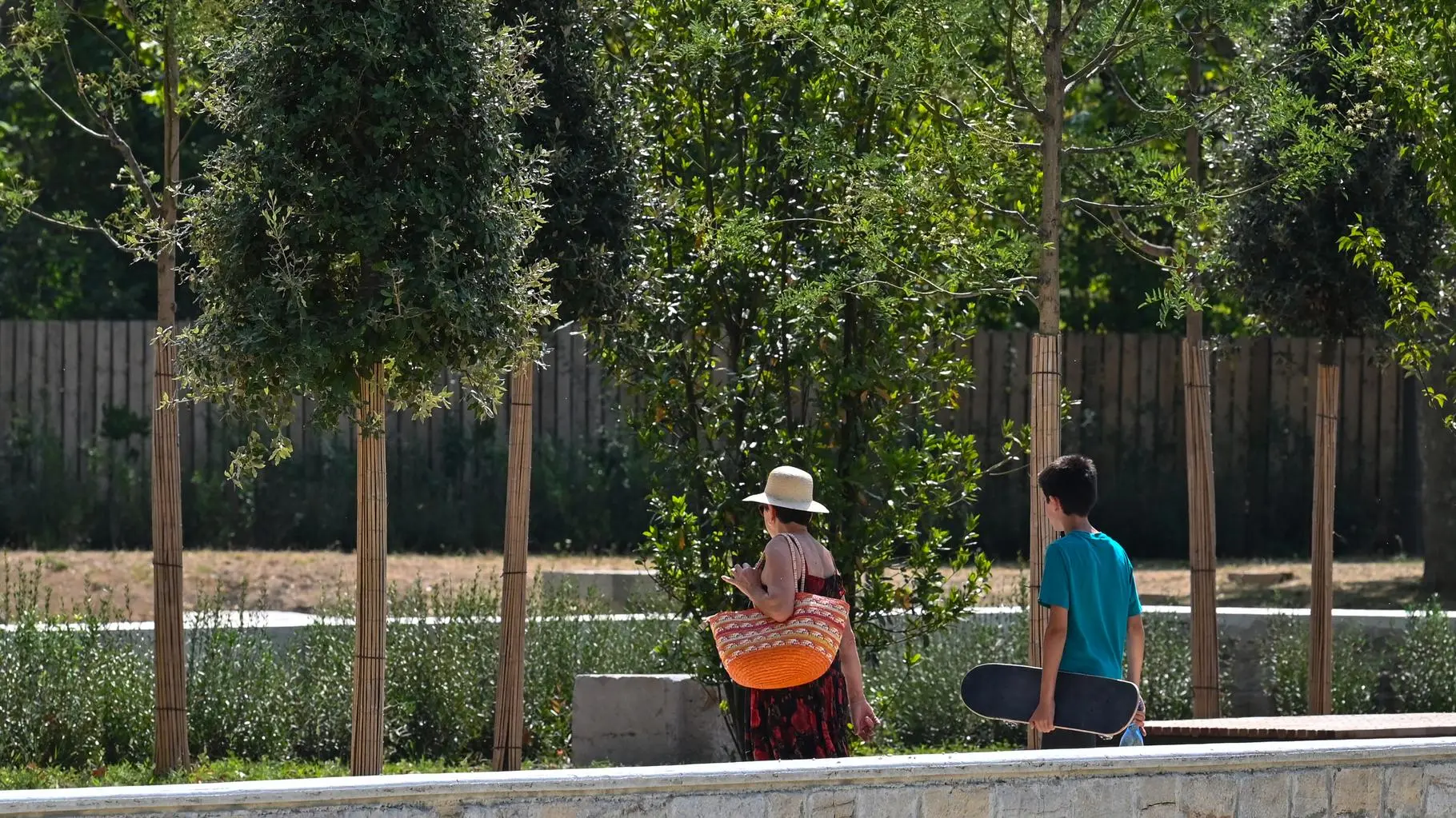 Ces Lyonnais peuvent camper dans un parc de la ville pour échapper à la canicule