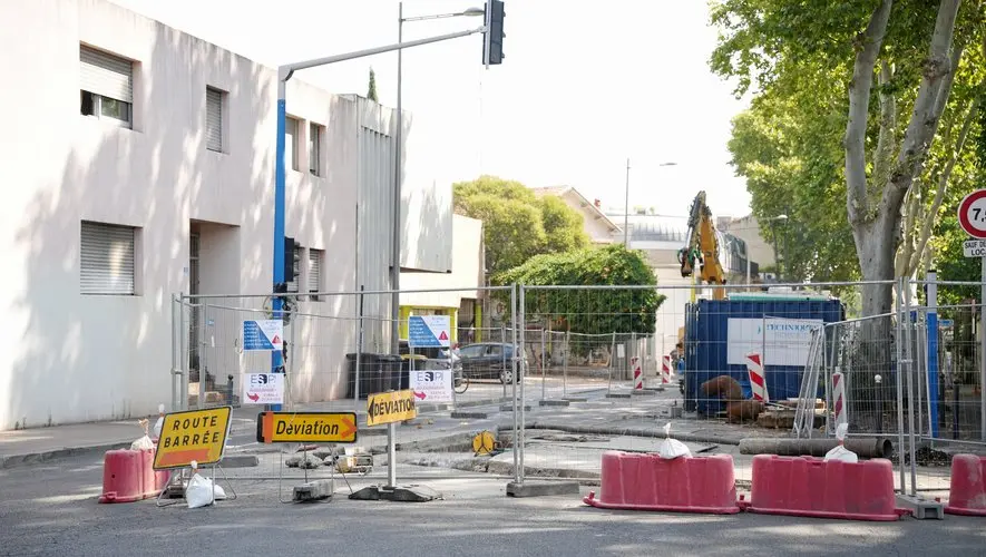 C’est la mauvaise surprise des travaux d’août à Montpellier : la circulation interrompue sur une partie du boulevard Berthelot jusqu’à la fin du mois