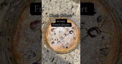 Cherry Clafoutis 🍒 Easy French Dessert