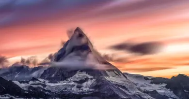 Switzerland, Alps, Matterhorn, lake, mountains, Swiss flag, Geneva