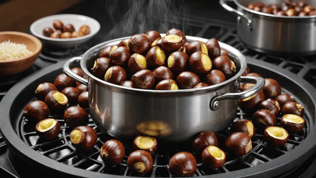 découvrez les astuces essentielles pour réussir la cuisson parfaite des châtaignes à l'eau en quelques minutes seulement. suivez nos conseils simples et savoureux pour savourer des châtaignes délicieusement tendres et pleines de goût.