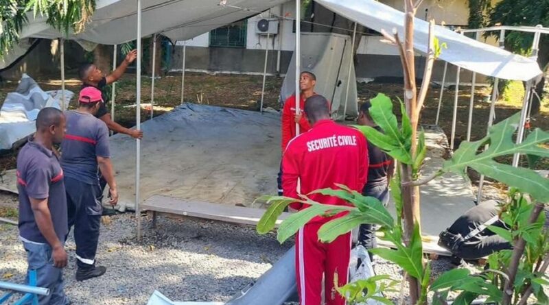 Comores : l'hôpital de campagne d'Anjouan, installé lors de l'épidémie de choléra, démantelé