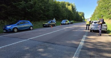 Contrôle routier sur la RD 166 : prévention et sécurité renforcées après un accident mortel