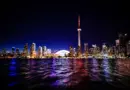 Canada, nature, mountains, Niagara Falls, Northern Lights, maple leaf, cityscape