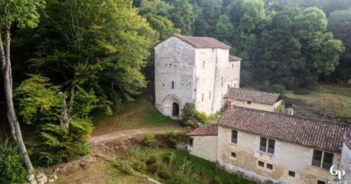 Coupoles, chapiteaux et modillons : les secrets sculptés du prieuré de Merlande en Périgord - ici