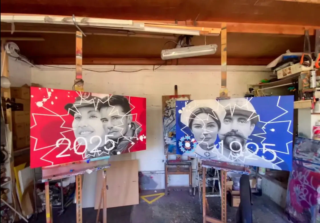 Creyone Centrentedeux Mon 14 juillet 2025 en 1mn32. - Art contemporain peintures sculptures Paris