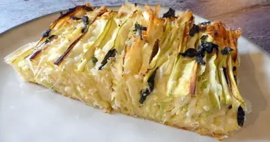 Crinkle aux courgettes façon grecque slider