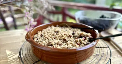 Crumble aux mûres - Les Pépites de Noisette