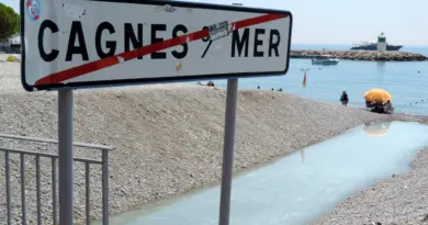 De l’eau sale s’est (encore) déversée dans la mer entre Cagnes et Saint-Laurent